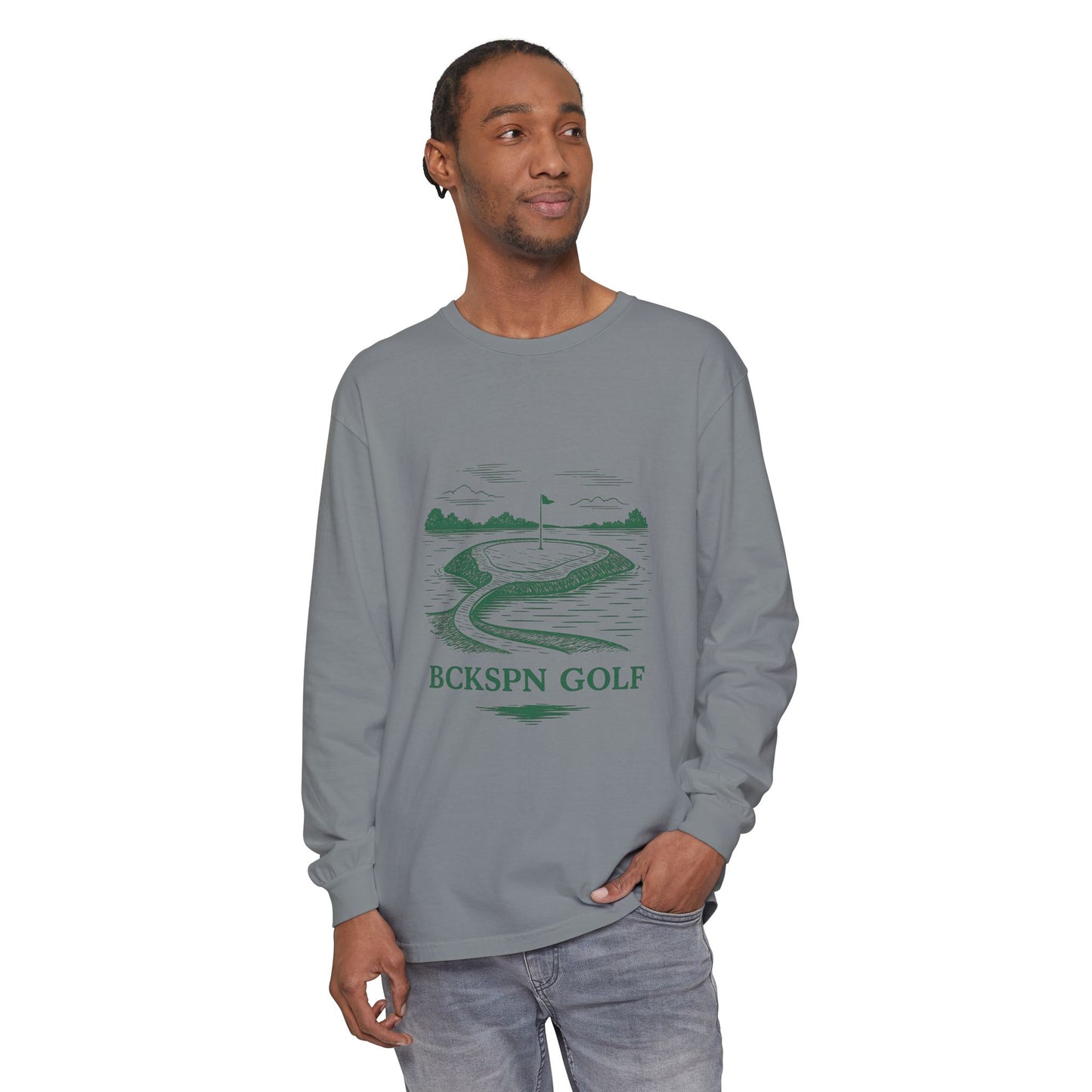 Unisex Golf Long Sleeve T-Shirt, Casual Golf Tee, Sports Apparel, Gift for Golf Lovers, Everyday Fashion, Comfortable Layering